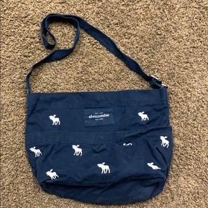 Abercrombie cotton logo bag